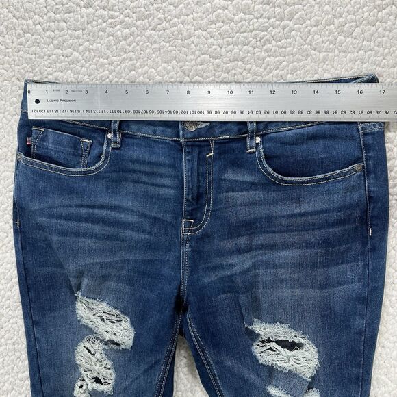 Vigoss Marley Super Skinny Women’s Jeans 31x27 (Actual 33x26) Y2K Modern Grunge - Picture 13 of 16